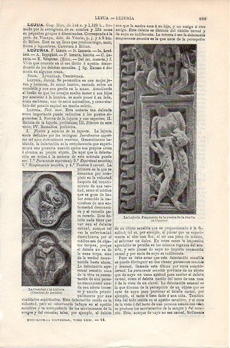 LAMINA V08706: La Lujuria, fragmento puerta de la Abadia de Charlier