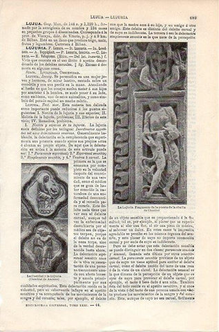 LAMINA V08706: La Lujuria, fragmento puerta de la Abadia de Charlier