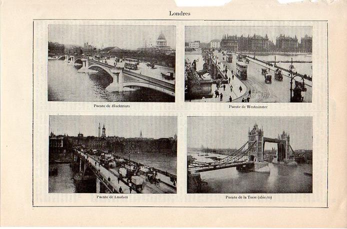 LAMINA V08708: Puentes de Londres