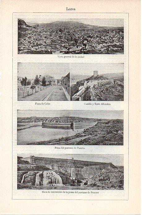 LAMINA V08736: Vistas de Lorca, Murcia