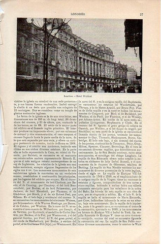 LAMINA V08714: Hotel Waldorf, Londres