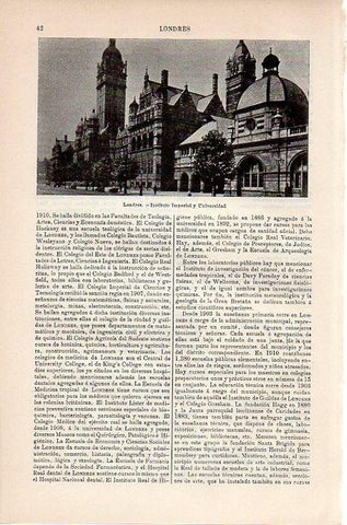 LAMINA V08718: Instituto Imperial y Universidad de Londres