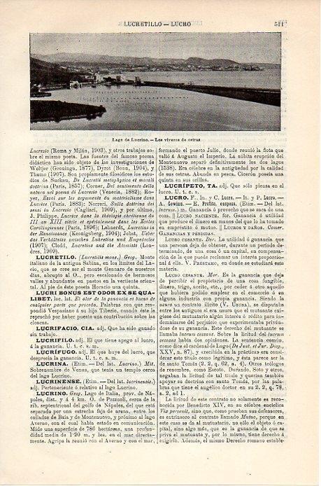 LAMINA V08840: Viveros de ostras en Lago Lucrino, Italia