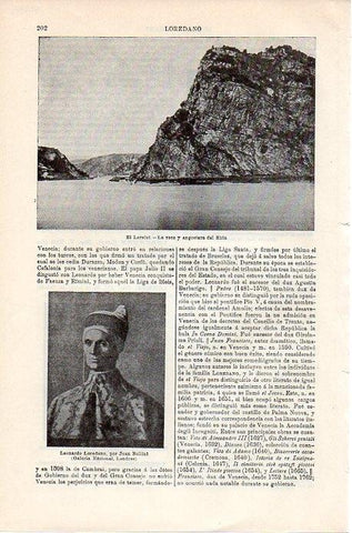 LAMINA V08739: La roca en Lorelei, Alemania