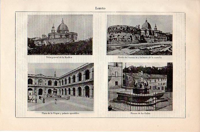 LAMINA V08755: Vistas varia de Loreto, Italia