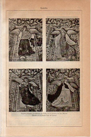 LAMINA V08754: Angeles, por Melozzo da Forli