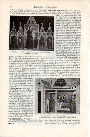 LAMINA V08742: La Virgen y el Niño, por Pedro Lorenzetti