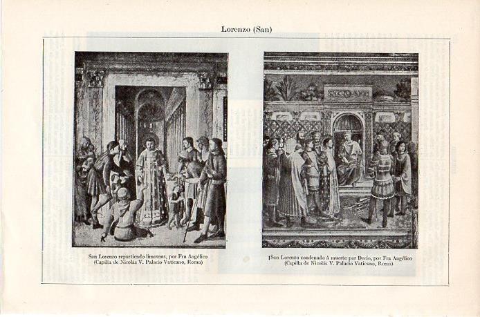 LAMINA V08744: San Lorenzo, por Fra Angelico