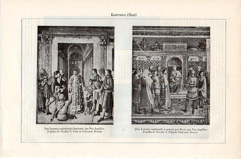 LAMINA V08744: San Lorenzo, por Fra Angelico
