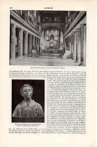 LAMINA V08748: Iglesia de San Lorenzo en Roma
