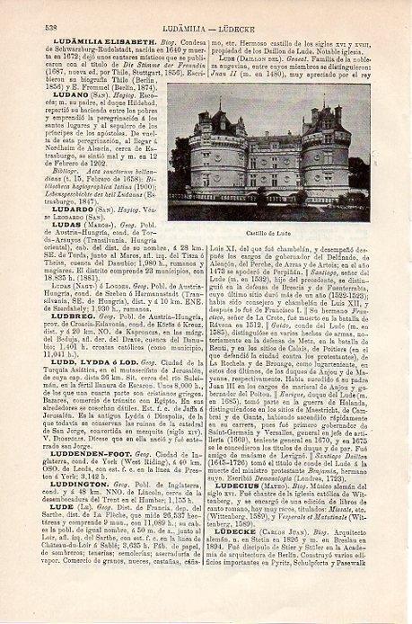 LAMINA V08843: Castillo de Lude, Francia