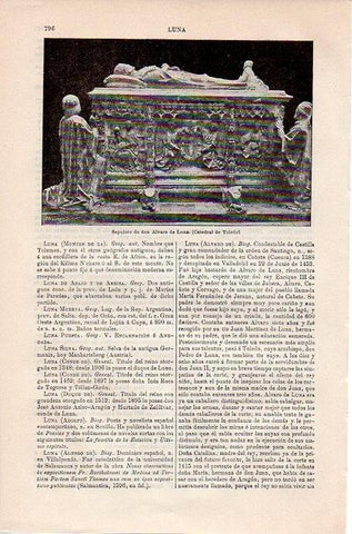 LAMINA V08923: Sepulcro de don Alvaro de la Luna