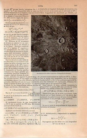 LAMINA V08920: Crater Copernico de la Luna