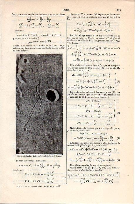 LAMINA V08916: Region del crater Triesnecker de la Luna