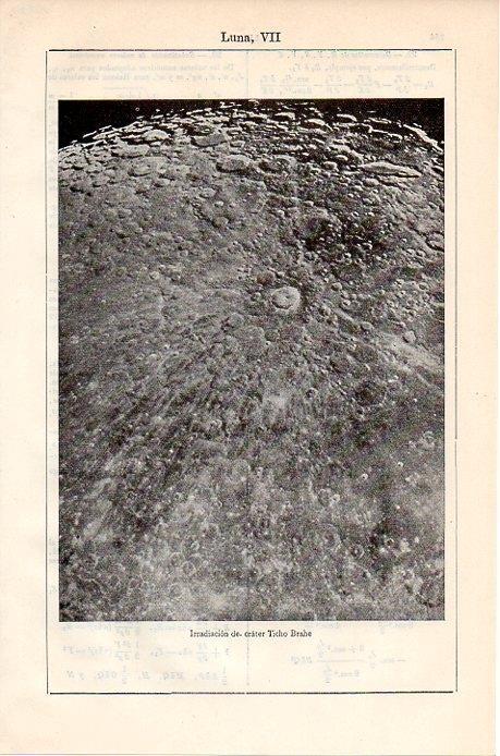 LAMINA V08914: Irradacion del crater Ticho Brahe de la Luna