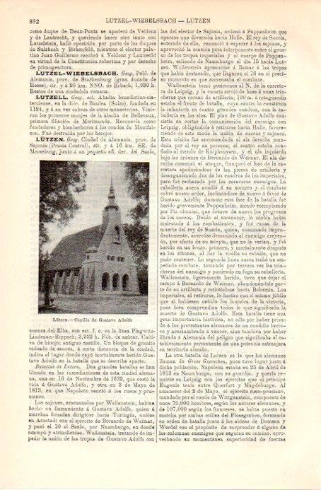 LAMINA V08946: Capilla de Gustavo Adolfo en Lutzen