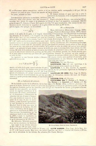 LAMINA V08973: Vista de Llin-y-Gader, Inglaterrra