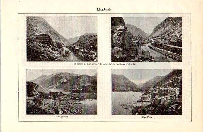 LAMINA V08969: Vista y el collado de Llamberis