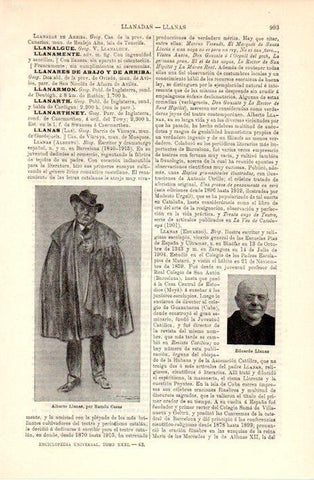 LAMINA V08968: Alberto Llanas, por Ramon Casas