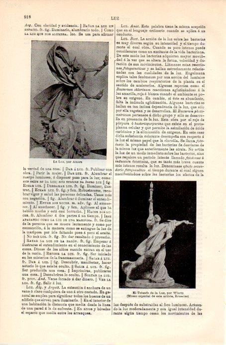 LAMINA V08952: La Luz, por Amors