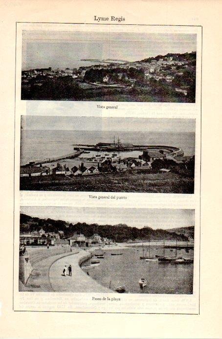LAMINA V08957: Vistas de Lyme Regis