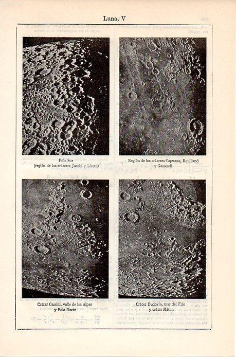 LAMINA V08912: Crateres de la luna