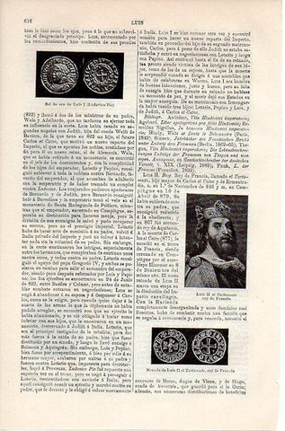 LAMINA V08872: Luis II el Tartamudo, rey de Francia