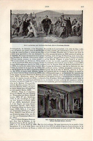 LAMINA V08870: Luis I de Baviera, por Kaulbach