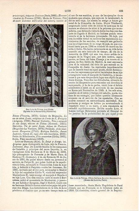 LAMINA V08864: San Luis de Tolosa, por Giotto
