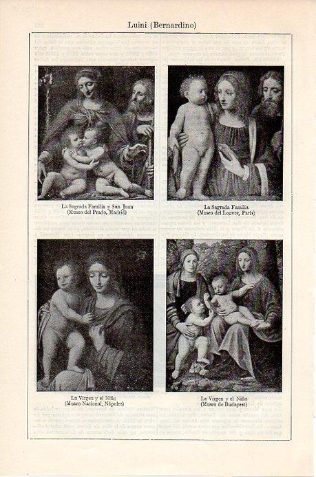 LAMINA V08859: Obras, por Bernardino Luini