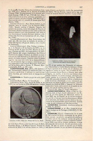 LAMINA V08846: Ludovico el Moro