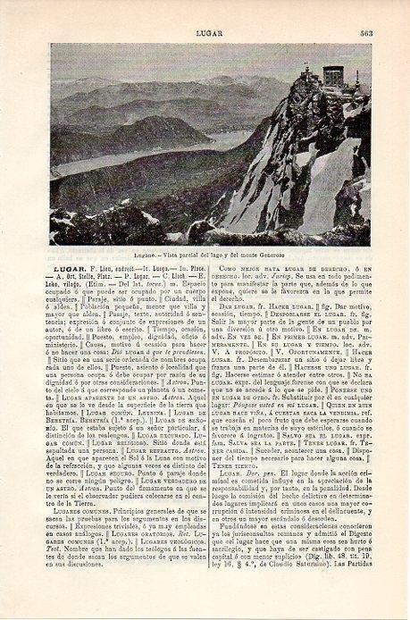 LAMINA V08852: El Monte Generoso en Lugano