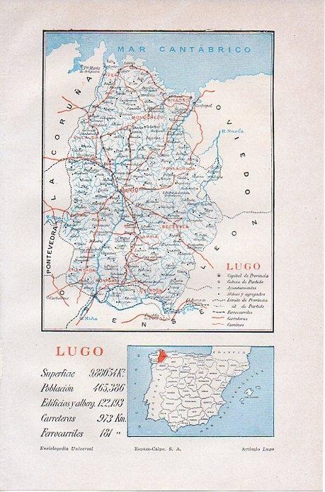 LAMINA V08853: Mapa de Lugo