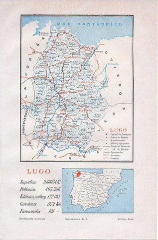 LAMINA V08853: Mapa de Lugo
