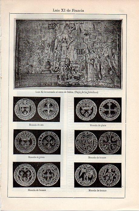 LAMINA V08876: Luis XI de Francia