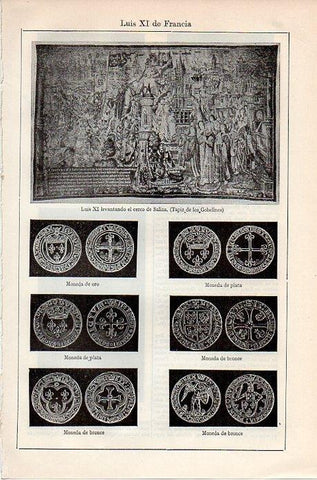 LAMINA V08876: Luis XI de Francia