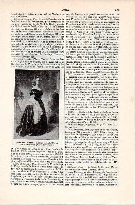 LAMINA V08897: Luisa Maria Teresa de Orleans, por Wintherhalter