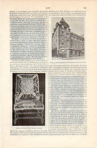 LAMINA V08880: Palacio de Saint-Germain-des-Pres, Paris