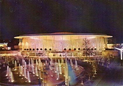 POSTAL PV00001: Pabellon de Estados Unidos en Exposicion Universal de Bruselas 1958