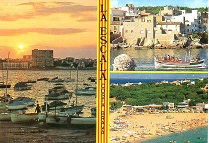 POSTAL PV00269: Vistas varias de La Escala