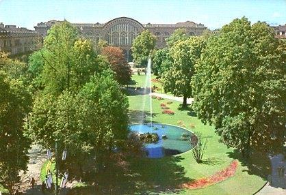 POSTAL PV00261: Jardines y estacion de Turin