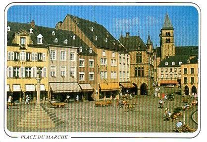 POSTAL PV00274: Place du Marche, Echternach