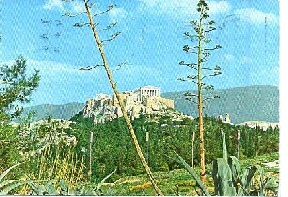 POSTAL PV00279: Vista de La Acropolis, Grecia