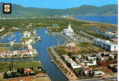 POSTAL PV00250: Vista aerea de Ampuriabrava