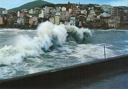 POSTAL PV00219: Rompeolas en la costa de Galicia