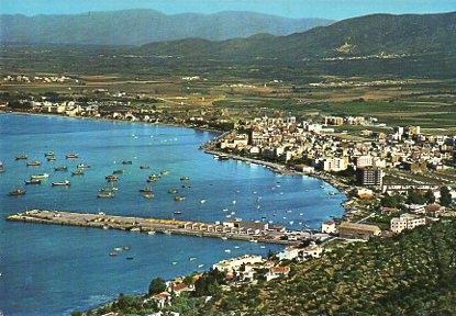 POSTAL PV00211: Vista aerea de Rosas, Girona