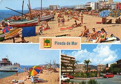 POSTAL PV00207: Vistas de Pineda de Mar