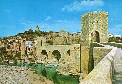 POSTAL PV00203: Puente romanico de Besalu