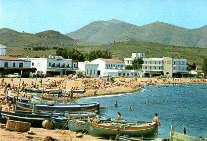 POSTAL PV00247: Vista parcial de la playa de Llansa