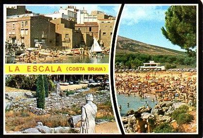 POSTAL PV00237: Vistas varias de La Escala